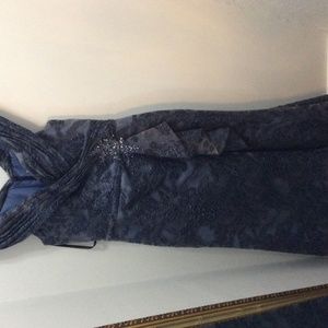 Montage gown, m524, navy, size 14.